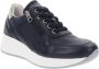 Nerogiardini Leren Sneakers met Veters en Rits Blue Dames - Thumbnail 2