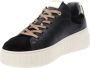 Nerogiardini Stijlvolle vetersneakers met gouden accenten Black Dames - Thumbnail 9