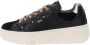 Nerogiardini Stijlvolle vetersneakers met gouden accenten Black Dames - Thumbnail 12
