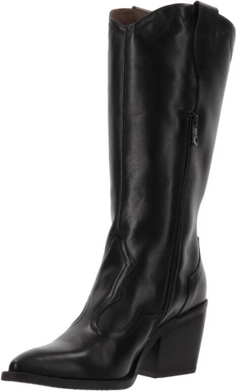 Nerogiardini Leren Dameslaarzen Elegant Stijl Black Dames