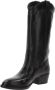 Nerogiardini Leren Dameslaarzen Slip-On Sluiting Black Dames - Thumbnail 5