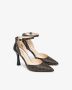 NeroGiardini Zwarte Giardini Hakschoenen Geven Nappa Pandora Streetwear Vrouwen - Thumbnail 3