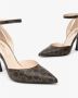 NeroGiardini Zwarte Giardini Hakschoenen Geven Nappa Pandora Streetwear Vrouwen - Thumbnail 4