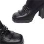 Nerogiardini Leren Dames Enkellaarsjes Stijlvol Comfort Black Dames - Thumbnail 7