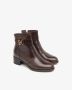 Nerogiardini Leren Enkellaarzen Elegant Kwaliteit Stijl Brown Dames - Thumbnail 8