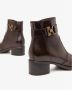Nerogiardini Leren Enkellaarzen Elegant Kwaliteit Stijl Brown Dames - Thumbnail 10