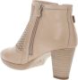 Nerogiardini Leren Enkellaarsjes met Ritssluiting voor Dames Beige Dames - Thumbnail 12