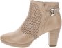 Nerogiardini Leren Enkellaarsjes met Ritssluiting voor Dames Beige Dames - Thumbnail 13