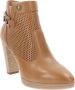 Nerogiardini Leren Enkellaarsjes met Ritssluiting voor Dames Brown Dames - Thumbnail 10