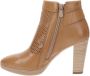 Nerogiardini Leren Enkellaarsjes met Ritssluiting voor Dames Brown Dames - Thumbnail 13