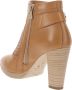 Nerogiardini Leren Enkellaarsjes met Ritssluiting voor Dames Brown Dames - Thumbnail 14