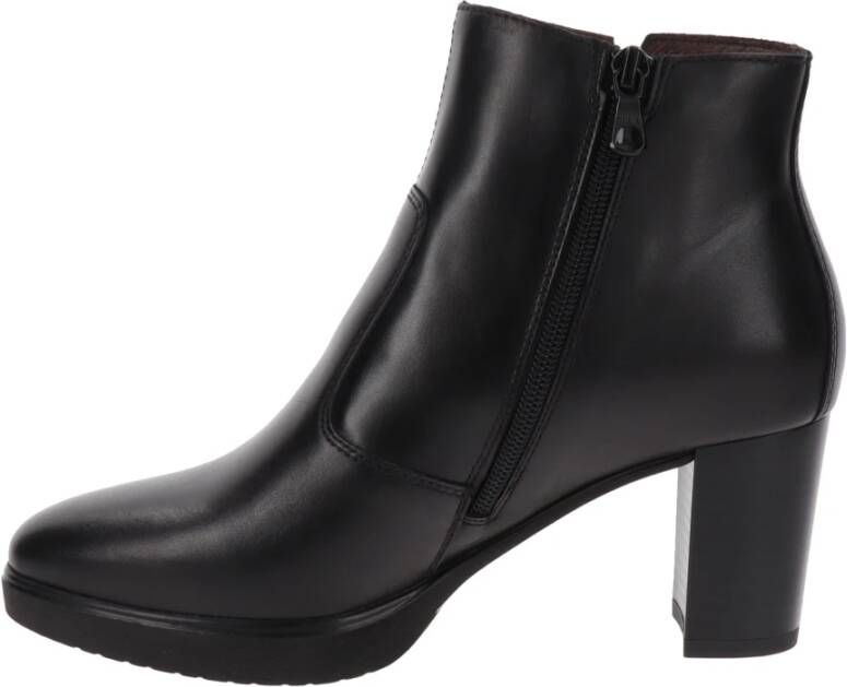 Nerogiardini Leren Enkellaarsjes Black Dames