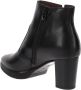Nerogiardini Zwarte leren blokhak laarzen Black Dames - Thumbnail 10