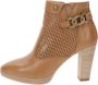 Nerogiardini Leren Enkellaarsjes met Ritssluiting voor Dames Brown Dames - Thumbnail 7