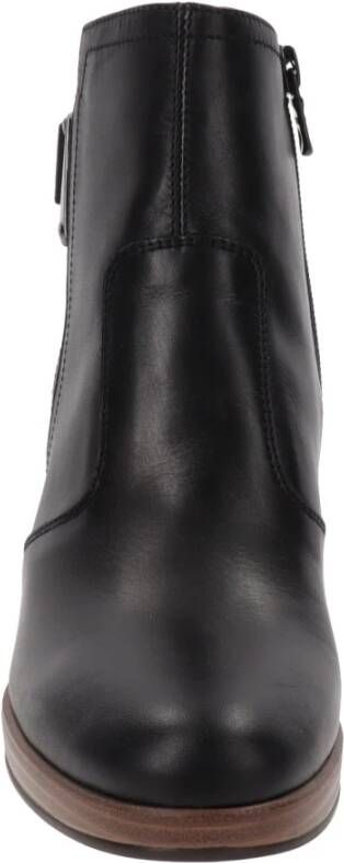 Nerogiardini Leren Enkellaarzen Stijlvol Must-Have Black Dames