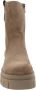 Nerogiardini Platform Dames Enkellaarzen Zwart Beige Dames - Thumbnail 16