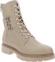 Nerogiardini Leren Enkellaarzen voor Modeliefhebbers Beige Dames - Thumbnail 3