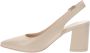 Nerogiardini Leren gesp hoge hakken Beige Dames - Thumbnail 6