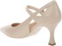 Nerogiardini Leren Hoge Hakken voor Vrouwen Beige Dames - Thumbnail 6