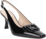 Nerogiardini Zwarte Slingback Sandalen Black Dames - Thumbnail 7