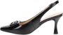 Nerogiardini Zwarte Slingback Sandalen Black Dames - Thumbnail 10