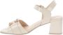 Nerogiardini Leren Gesp Sandalen Beige Dames - Thumbnail 5