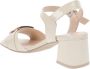 Nerogiardini Leren Gesp Sandalen Beige Dames - Thumbnail 6