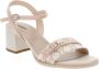 Nerogiardini Beige Sandaal met Strass Gesp Beige Dames - Thumbnail 2