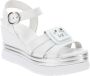 Nerogiardini Witte sleehaksandaal White Dames - Thumbnail 15