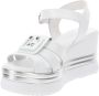 Nerogiardini Witte sleehaksandaal White Dames - Thumbnail 17