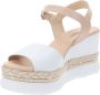 Nerogiardini Witte Leren Sandalen Stijlvol Ontwerp White Dames - Thumbnail 4