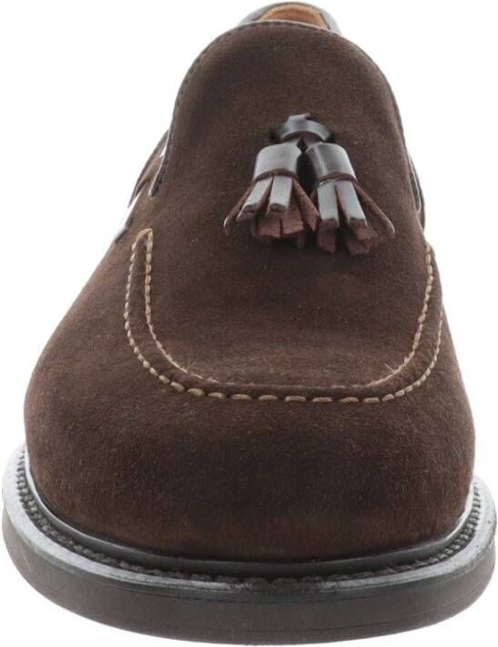Nerogiardini Leren Heren Loafers Stijlvol Comfort Brown Heren