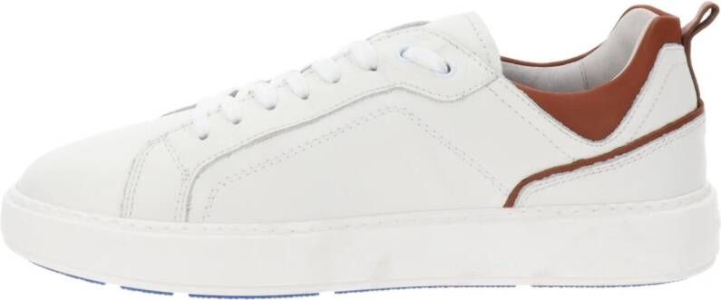Nerogiardini Leren Heren Sneakers Comfort Stijl White Heren