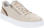 Nerogiardini Leren Heren Sneakers met Veters en Ritssluiting Beige Heren - Thumbnail 2