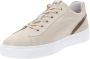 Nerogiardini Leren Heren Sneakers met Veters en Ritssluiting Beige Heren - Thumbnail 4