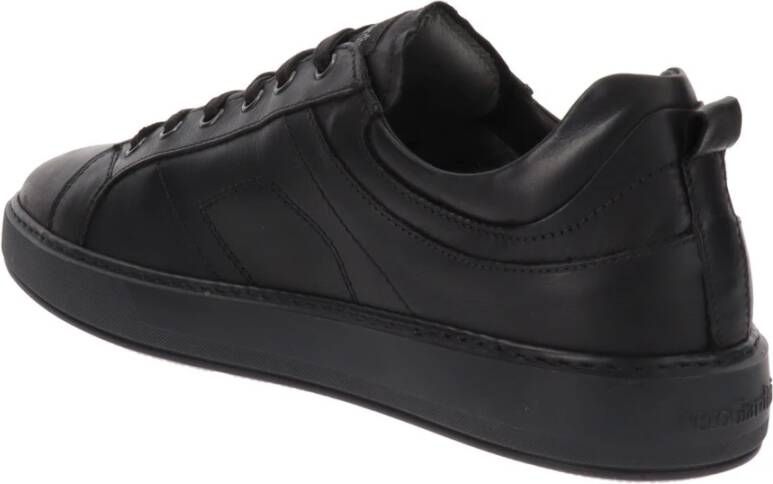 Nerogiardini Leren Heren Sneakers Stijlvol Comfort Black Heren