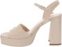 Nerogiardini Leren hoge hakken met gesp Beige Dames - Thumbnail 13
