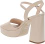 Nerogiardini Leren hoge hakken met gesp Beige Dames - Thumbnail 14
