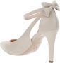 Nerogiardini Leren Hoge Hakken met Gesp Beige Dames - Thumbnail 15