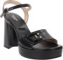Nerogiardini Leren Hoge Hakken met Gesp Sluiting Black Dames - Thumbnail 3