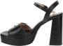 Nerogiardini Leren Hoge Hakken met Gesp Sluiting Black Dames - Thumbnail 6