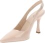 Nerogiardini Leren Hoge Hakken Schoenen voor Vrouwen Beige Dames - Thumbnail 4