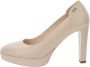 Nerogiardini Leren Hoge Hakken Schoenen voor Vrouwen Beige Dames - Thumbnail 12
