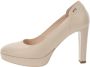 Nerogiardini Leren Hoge Hakken Schoenen voor Vrouwen Beige Dames - Thumbnail 5