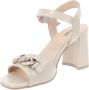 Nerogiardini Leren Hoge Hakken Schoenen voor Vrouwen Beige Dames - Thumbnail 5