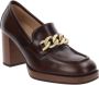 Nerogiardini Leren Hoge Hakken Schoenen voor Vrouwen Brown Dames - Thumbnail 2