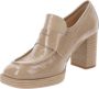 Nerogiardini Leren Hoge Hakken Schoenen Vrouwen Beige Dames - Thumbnail 5