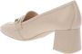 Nerogiardini Leren Hoge Hakken Slip-On Beige Dames - Thumbnail 6