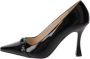 Nerogiardini Zwarte lakleren hakken met accessoire Black Dames - Thumbnail 8
