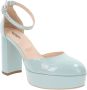 Nerogiardini Leren hoge hakken met gespsluiting Green Dames - Thumbnail 4